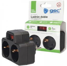GSC Power Strip 2 Sockets with Switch