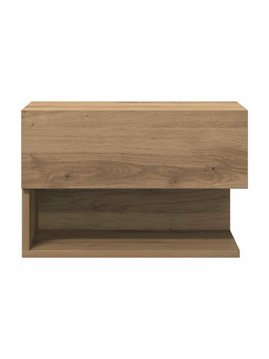 Wooden Brown Bedside Table 46x29.5x30cm