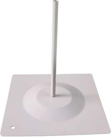 Luftballon Weiß mit Metallischer Basis 30cm