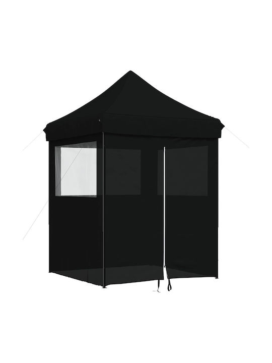 vidaXL Foldable Garden Gazebo Black 2x2m