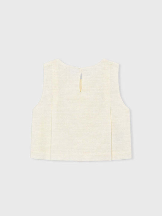 Kinderoberteil Ärmellos Beige