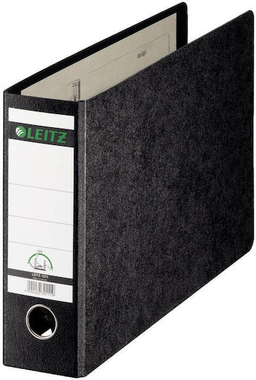 Leitz Leitz 180 Lever Arch File Cardboard Partially Recycled Fsc A4 Landscape 80 Mm Black