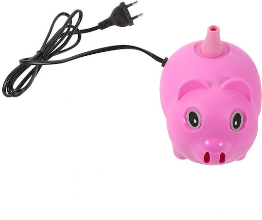 Pompa Electrică De Umflare Baloane 380 W Model Porcușor Din Plastic Roz