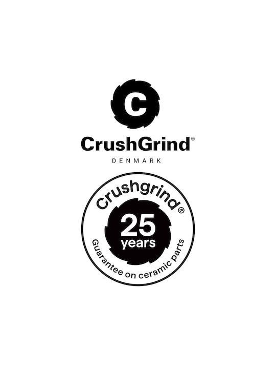 CrushGrind Stockholm Χειροκίνητος Μύλος Αλατιού Ξύλινος σε Χάλκινο Χρώμα