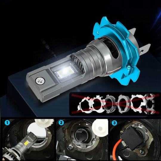 Interlook Λάμπες Αυτοκινήτου H7 Canbus LED 6000K Ψυχρό Λευκό 12V 80W 2τμχ