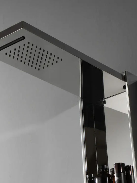 H2O Rain Suite Shower Column Without Battery Black