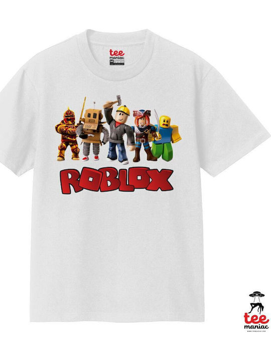 Roblox Squad Κλασικό T-shirt Διπλής Ραφής Χωρίς Πλευρικές Ραφές Λευκο 100% Βαμβάκι Vegan & Oeko-tex Πιστοποιημένο Roblox Squad Κλασικό T-shirt Διπλής Ραφής Χωρίς Πλευρικές Ραφές Λευκο 100% Βαμβάκι Vegan & Oeko-tex Πιστοποιημένο
