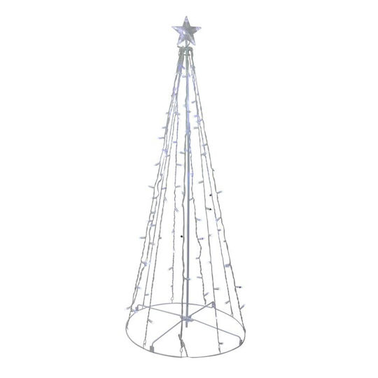 Arbore Decorativ cu Lumină Alista Home 480 LED-uri Lumină Albă + Flash Alb 1.8 m Arbore Decorativ cu Lumină Alista Home 480 LED-uri Lumină Albă + Flash Alb 1.8 m