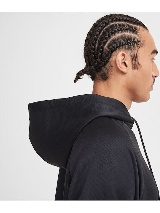 Hoodie Sweatshirt with Hood Blackwhite