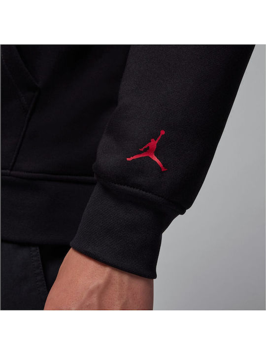 Jumpman Суитшърт с Качулка Черно Червено