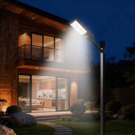 Vevor Solar Street Light 12W 900lm with Motion Sensor Photocell and Remote Control IP65