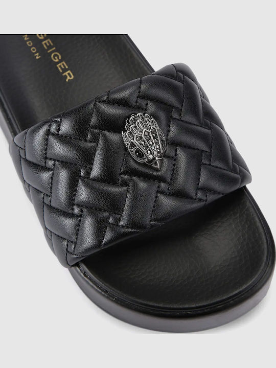 Meena Eagle Flache Sandalen für Damen Schwarz