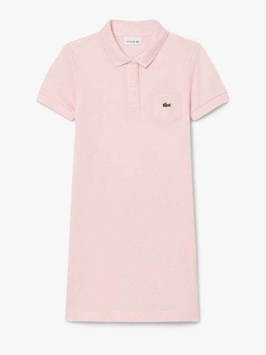 Lacoste Παιδικό Φόρεμα Lightpink