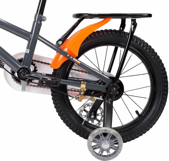 Action One 16" Kids Bicycle City Grey Arrow