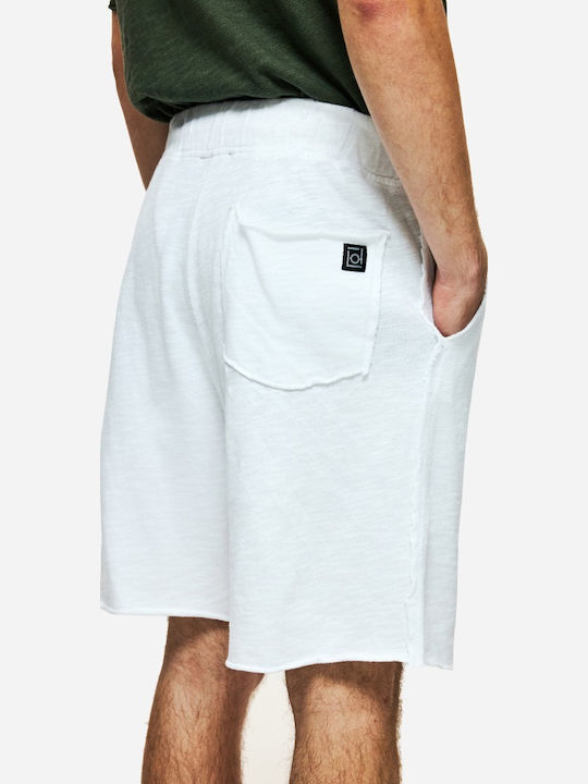 Men's White Bermuda