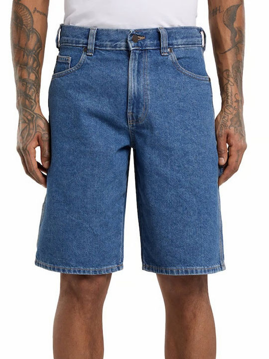 Bermudă Denim Albastră Bărbați