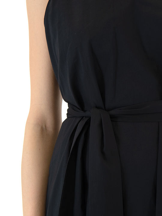 Sommer Maxi Damenkleid Schwarz