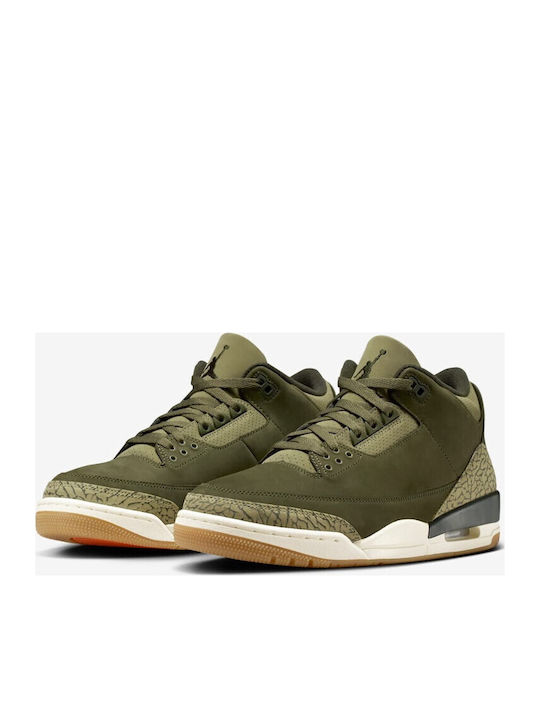 Air  3 Retro Мъжки Високи Каки Сникърси