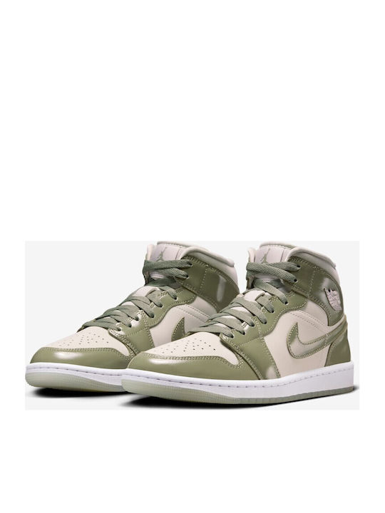 Air  1 Mid Se Damen Stiefel Grün