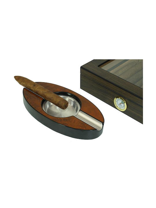 Oval Ashtray 2 Cigars Raki 20x10x2.5cm