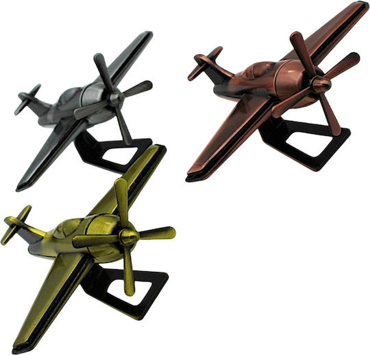 Avion Decorativ Antic Metalic 14x3x14cm
