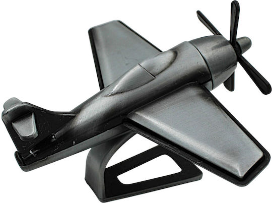 Antike Dekorative Miniatur Flugzeug Metallisch 14x3x14cm