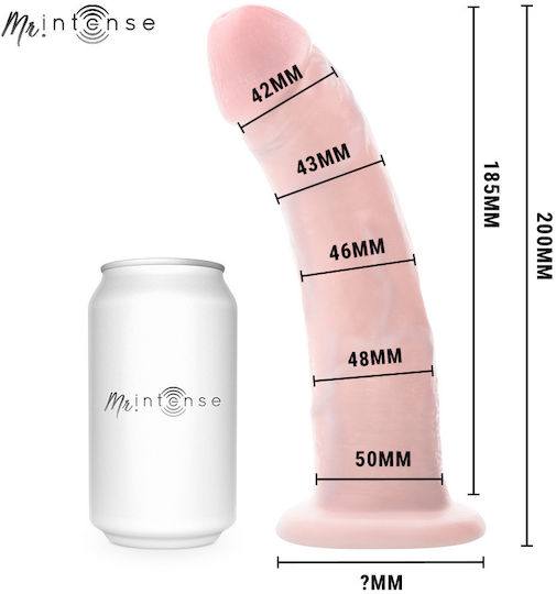 Intense Ρεαλιστικό Dildo με Βεντούζα Flesh