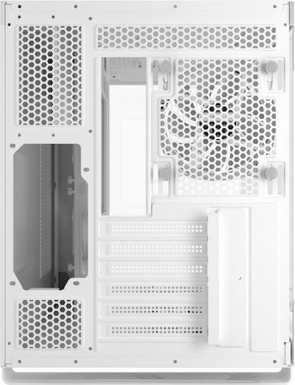 PCCOOLER C3 T500 Gaming Midi Tower Кутия За Компютър Със Страничен Прозорец И ARGB Осветление Бяла