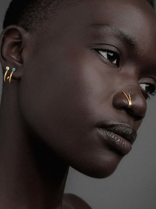 Handmade Gold Plated Silver 925 Nose Piercing