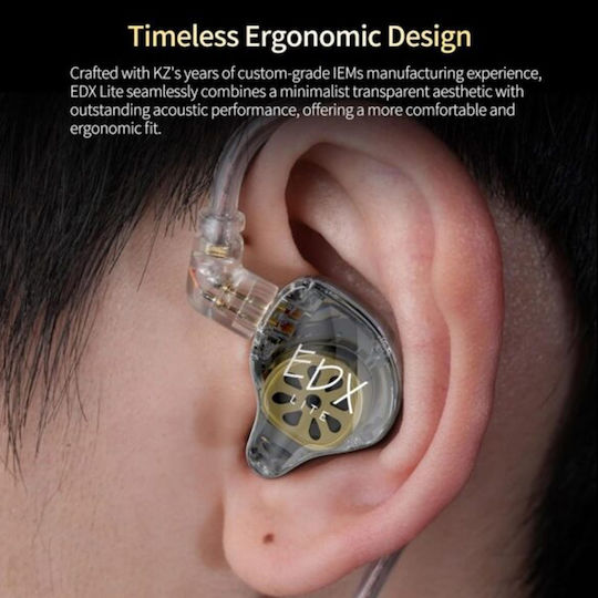 KZ In Ear In-ear Headphones Edx with Bluetooth Gray