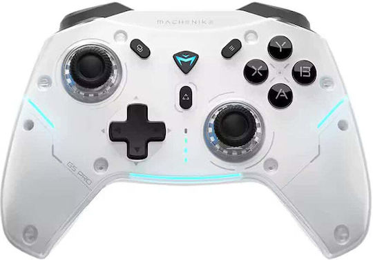 Machenike G5 pro Max With Charging Station Ασύρματο Gamepad για Android / PC / Switch / Switch 2 / iOS Λευκό