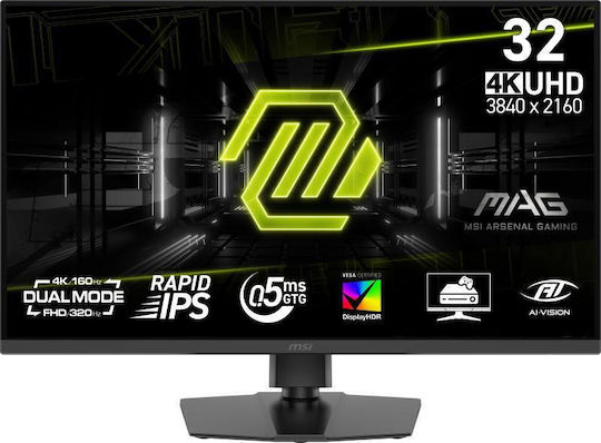 MSI MAG 322URDF E16 IPS HDR Spiele-Monitor 31.5" 4K 3840x2160 320Hz mit Reaktionszeit 0.5ms GTG
