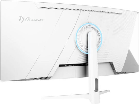 Arozzi Nova Ultrawide VA Curved Gaming Monitor 34" QHD 3440x1440 165Hz with Response Time 4ms GTG White