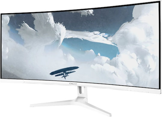 Arozzi Nova Ultrawide VA Curved Gaming Monitor 34" QHD 3440x1440 165Hz with Response Time 4ms GTG White