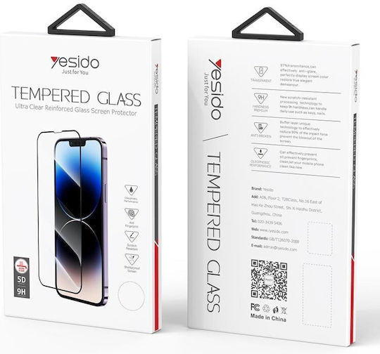 Yesido 5D Gehärtetes Glas Für Samsung A35/A55