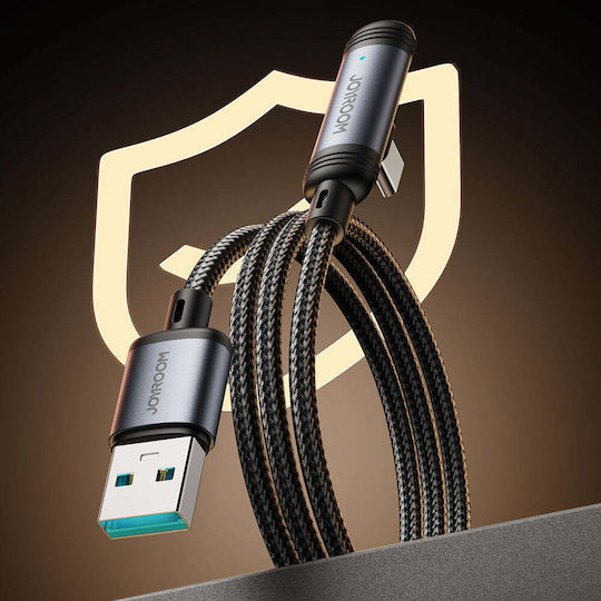 Joyroom Series USB 2.0 Cable USB-C male - USB-A 20W Black 1.2m