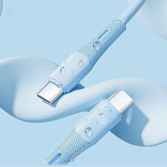 T-Phox Gentle USB 3.0 Cable USB-C male - USB-C 60W Λευκό 1m 1662970293