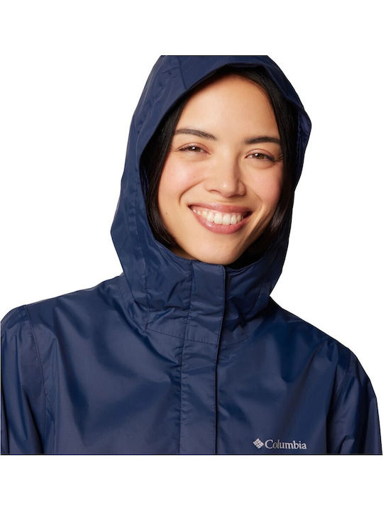 Women's Waterproof Hiking Jacket Black