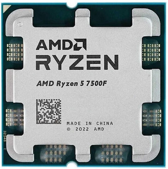 AMD Ryzen 5 7500F 3.7GHz Επεξεργαστής 6 Πυρήνων για Socket AM5 Tray