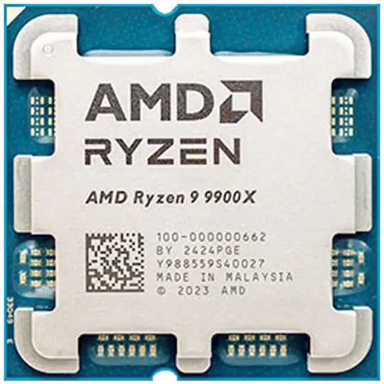 AMD Ryzen 9 9900X 4.4GHz Процесор 12 Ядра за Socket AM5 Tray