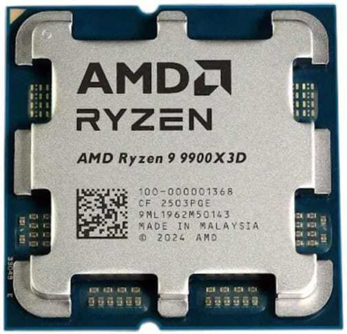 AMD Ryzen 9 9900X3D 4.4GHz Processor 12 Core for Socket AM5 Tray