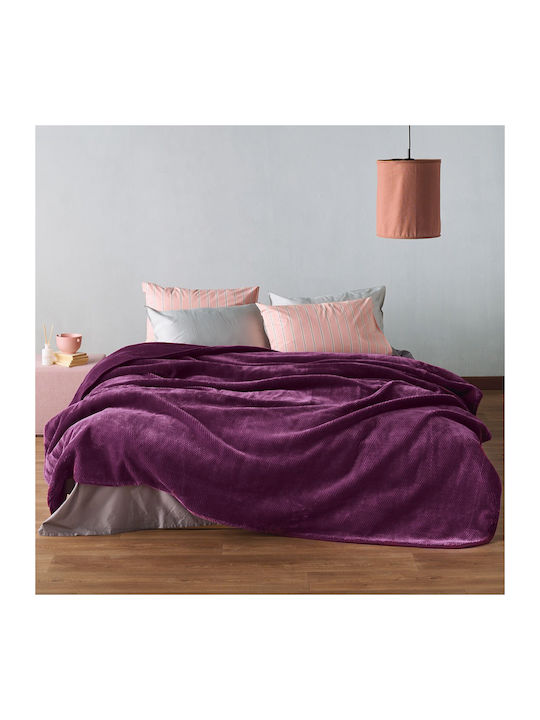Kentia Loft Bella Samtige Decke Einlagig 160x220cm