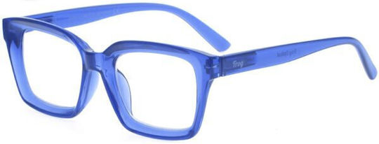 Frog Optical Reading Glasses +2.50 In Blue Colour