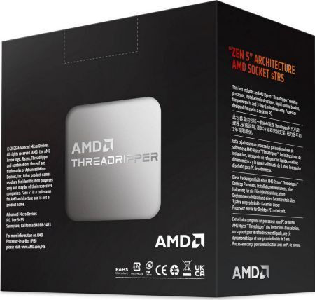 AMD Ryzen Threadripper 9960X 4.2GHz Επεξεργαστής 24 Πυρήνων για Socket sTR5 σε Κουτί (100-100001595WOF)