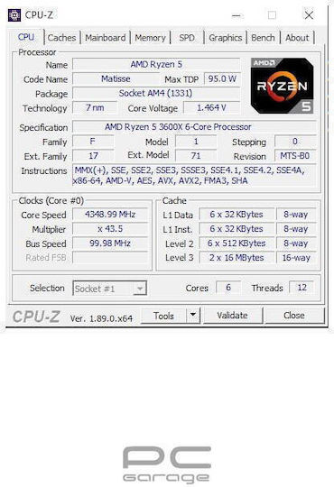 AMD Ryzen 5 3600X 3.8GHz Επεξεργαστής 6 Πυρήνων για Socket AM4 σε Κουτί με Ψύκτρα