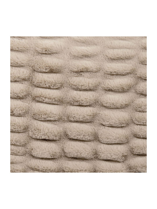 Nima Mossy Κουβέρτα Υπέρδιπλη 220x240εκ. Mossy Beige