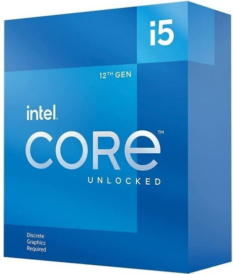 Intel Core i5-12600 3.3GHz Επεξεργαστής 6 Πυρήνων για Socket 1700 σε Κουτί με Ψύκτρα