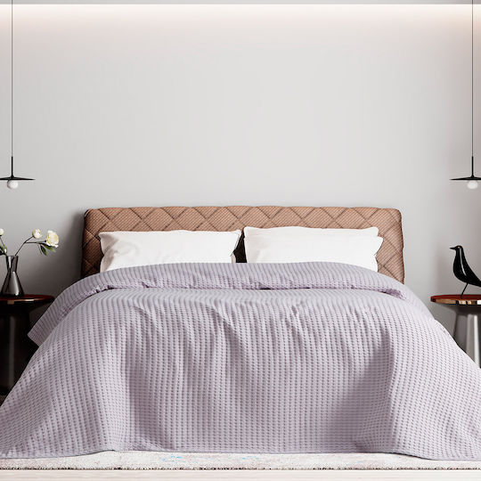 Beauty Home Pique Blanket Single 170x240cm Lilac 1990PIMO-lilac