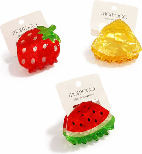 Claw Clips Fruit Watermelon Pineapple Strawberry 12 Pieces Fruit Hair Claw Clips 12pcs A51002