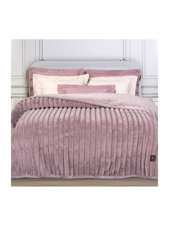 Greenwich Polo Club 3478 Furry Blanket Super Double 220x240cm Nude